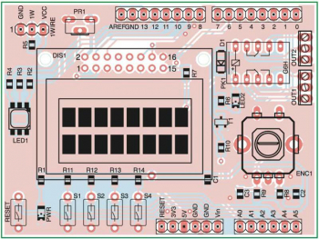Друкована плата модуля Arduino miniLCD