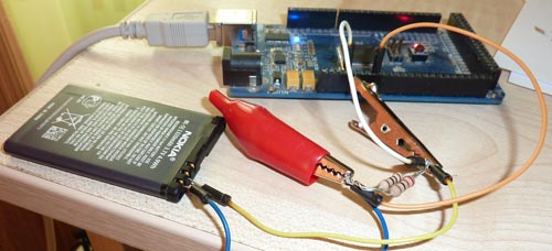 Тестувальник ємності Li-ion акумуляторів на Arduino