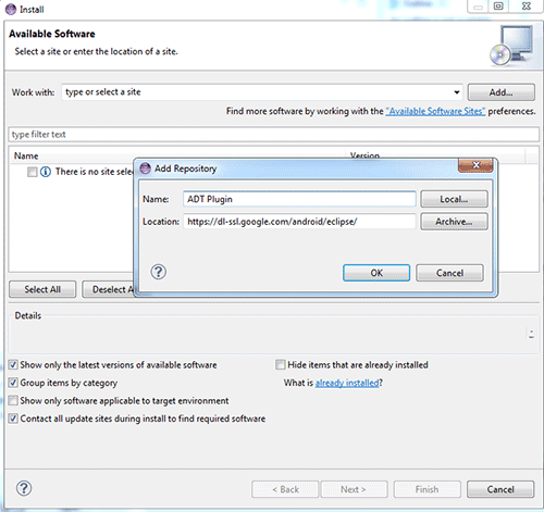 Install New Software