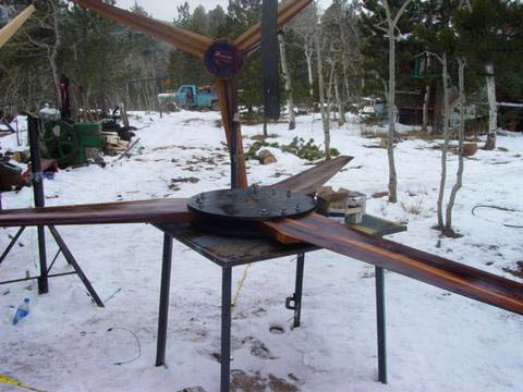 Сборка хаба и лопастей