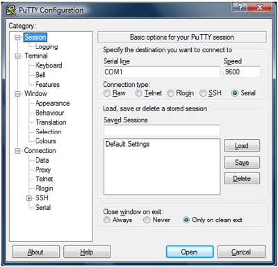 Налаштування PuTTY