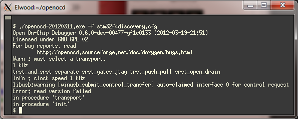 OpenOCD ST-Link