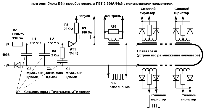 Фрагмент схеми БВФ ПВТ-2
