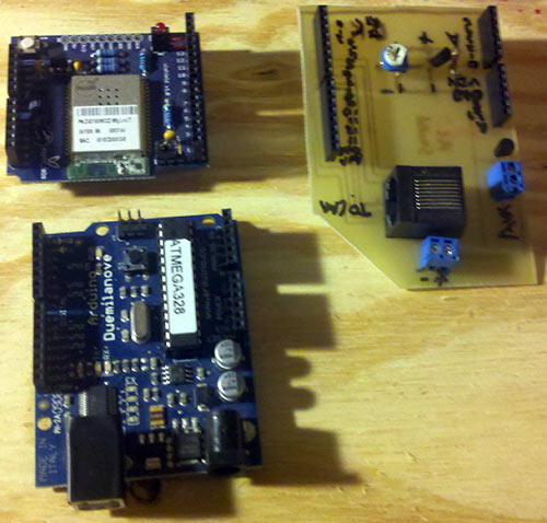 Arduino, Wi-Fi шилд і Motor шилд